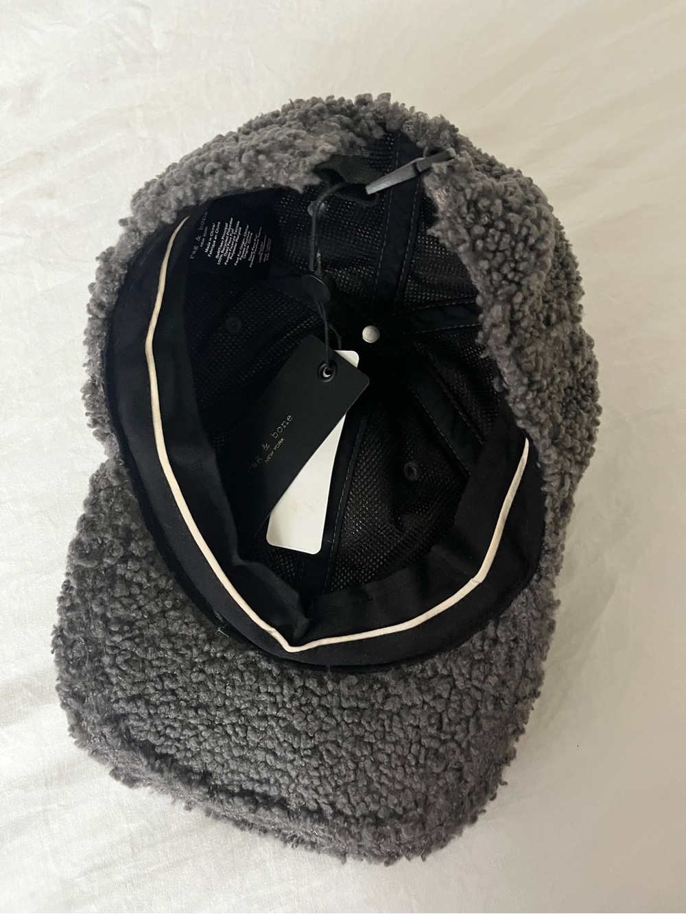 rag & bone Smoke Sherpa Cap - Picture 2 of 3